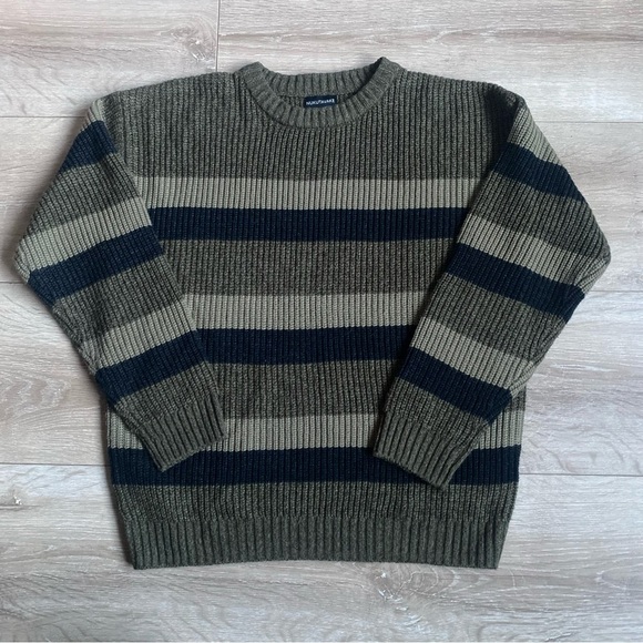 Majoral Nukutavake knit sweater boys jumper green striped Spanish fashion - Picture 5 of 9